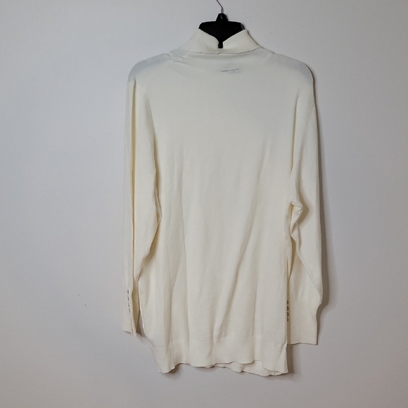Torrid Off-White Turtleneck Sweater - Picture 4 of 6